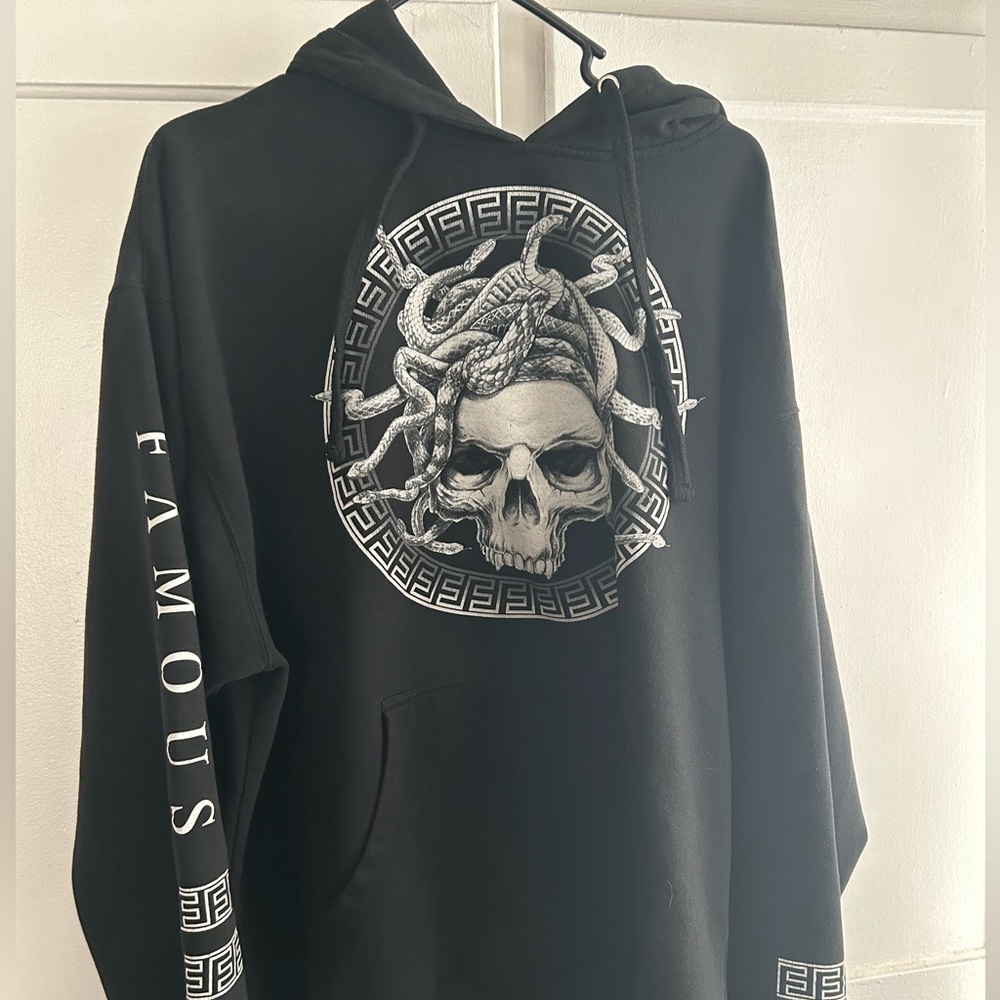 SICK SKULL AND SNAKE HOODIE